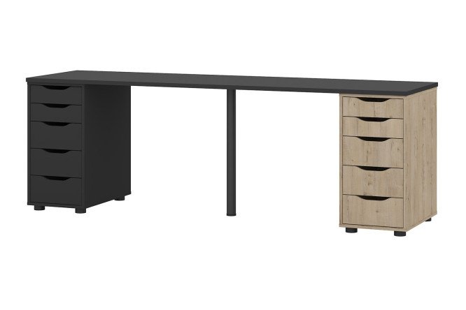 Изображение товара Письменный стол Alexys 200 с двумя тумбами для дома и офиса