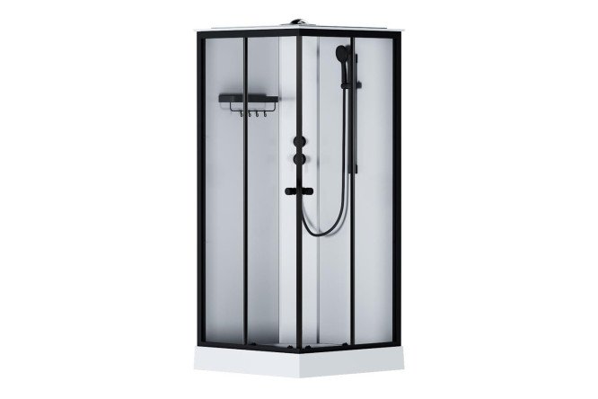 Душевая кабина AM.PM X-Joy Square W94C-403-090BT, универсальный угол 89.5х210 см