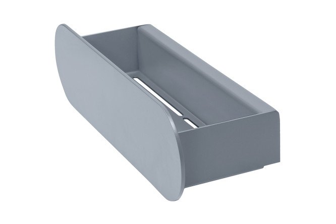 Изображение товара Полка для ванной комнаты Omega 30x8x10 см нержавеющая сталь с краской