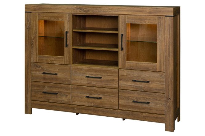 Изображение товара Шкаф с подсветкой Гранде для хранения одежды и обуви