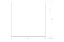 Зеркало настенное с фацетом EVOFORM Standard BY 0221 80х80 см