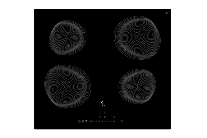 Изображение товара Индукционная варочная панель LEX Evi 640 R2 I BL 59 см стеклокерамика 4 зоны