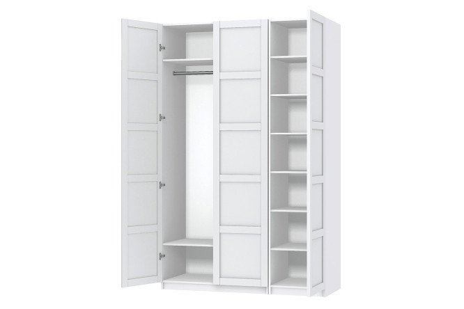 Изображение товара Шкаф 3-дверный Оскар Скаген для гардеробной системы, белый
