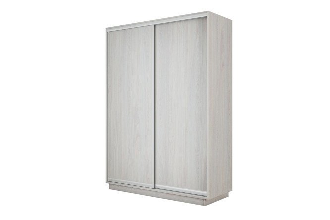 Изображение товара Двухдверный шкаф-купе Slide-2 120х240х60 см ясень анкор светлый серебро