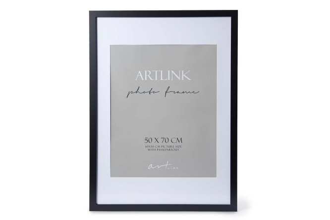 Изображение товара Фоторамка Ellis чёрный 50х70 см МДФ плексиглас современный дизайн