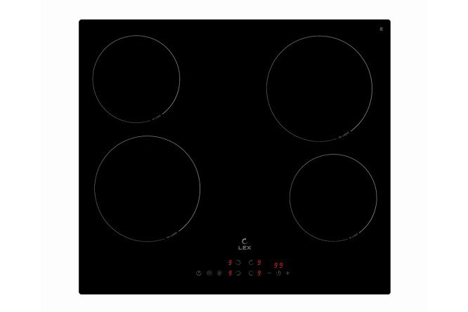 Изображение товара Электрическая панель LEX EVH 6040B bl, чёрный 60 см