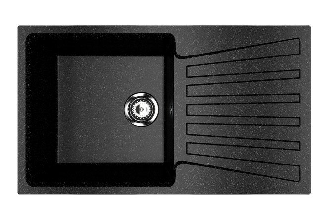 Изображение товара Мойка врезная с крылом ULGRAN u-703 308 83х48х19 см