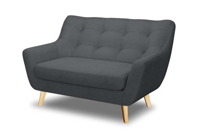 Изображение товара Диван Омега 1 компактный графитовый современный мебельный элемент