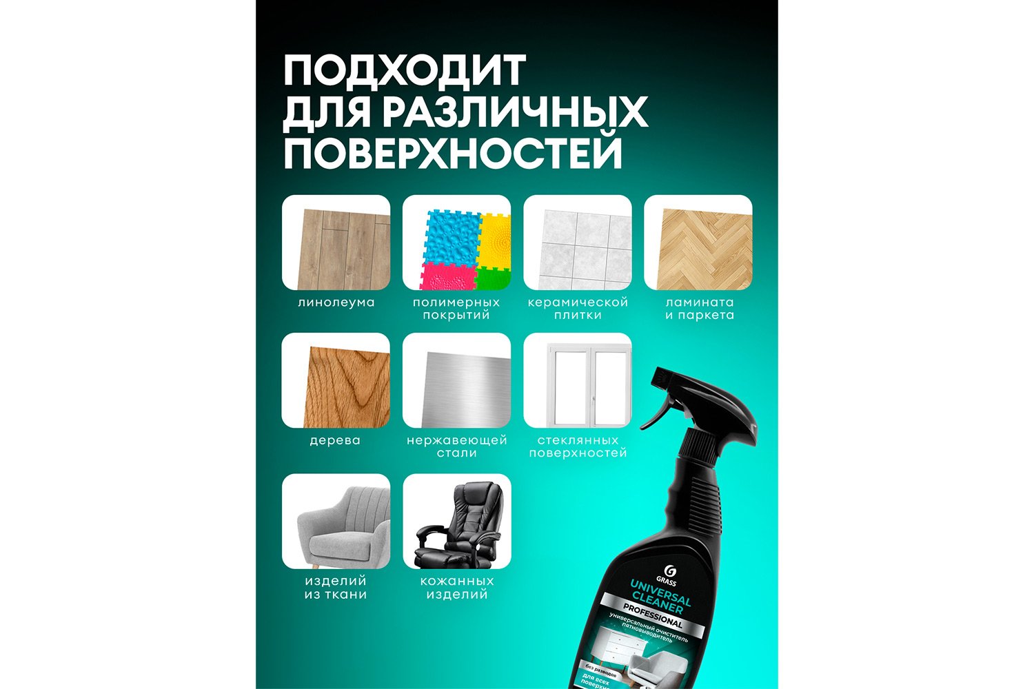 Чистящее средство GRASS Professional Universal Cleaner, универсальное 600 мл