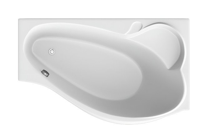 Изображение товара Ванна пристенная Marka One Gracia R, правый, белый 160x95 см