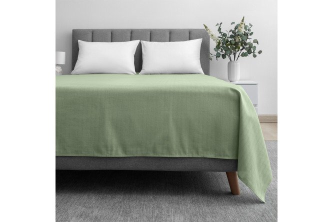 Пододеяльник Smoke Green Поплин 180х215 см, 2 спальный