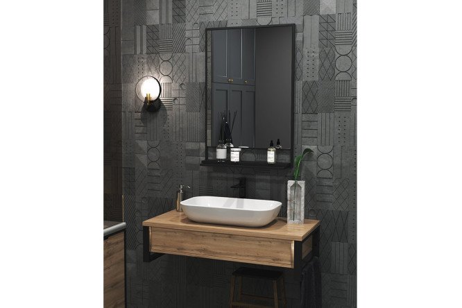 Зеркало 1Marka Grunge Loft 60х90 см