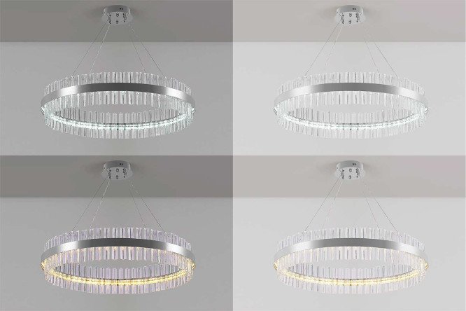 Фото 10 Люстра LED Natali Kovaltseva Innovation style 25 кв.м., LED, 80 см