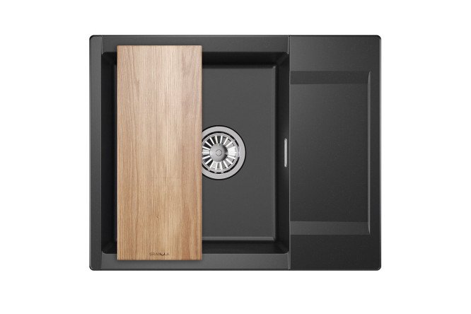 Изображение товара Мойка врезная GRANULA Estetica 6202 с крылом 62х50х22 см из кварца