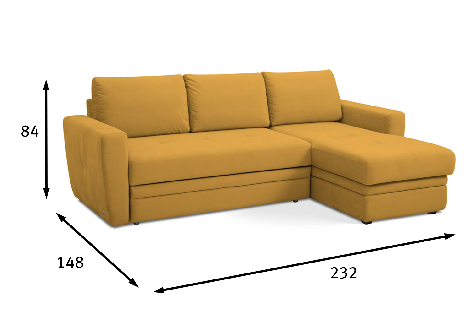 Угловой диван-кровать «Лакки»