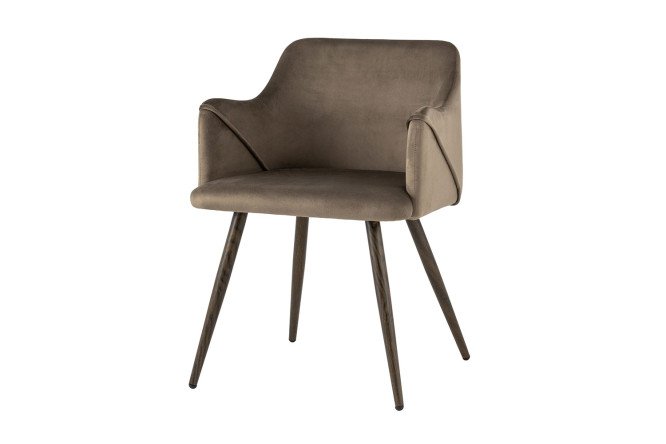 Изображение товара Стул Монарх 54х76х53 см с велюровой обивкой и металлическими ножками