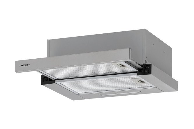 Изображение товара Вытяжка встраиваемая KRONAsteel Kamilla KRHD317 F 450 inox 45х17.7х28.4 см