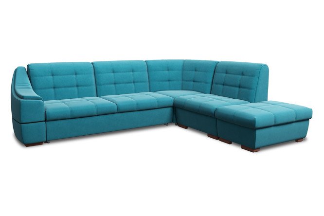 Изображение товара Угловой диван-кровать Антарес с правым углом, механизм Дельфин, размеры 326х92х226 см