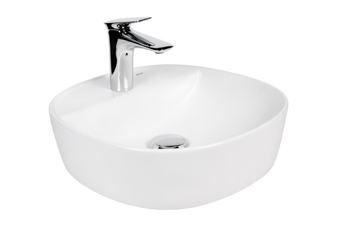 Изображение товара Накладная раковина BOND Oval S01-410 41х11,5х41 см из фарфора для ванной