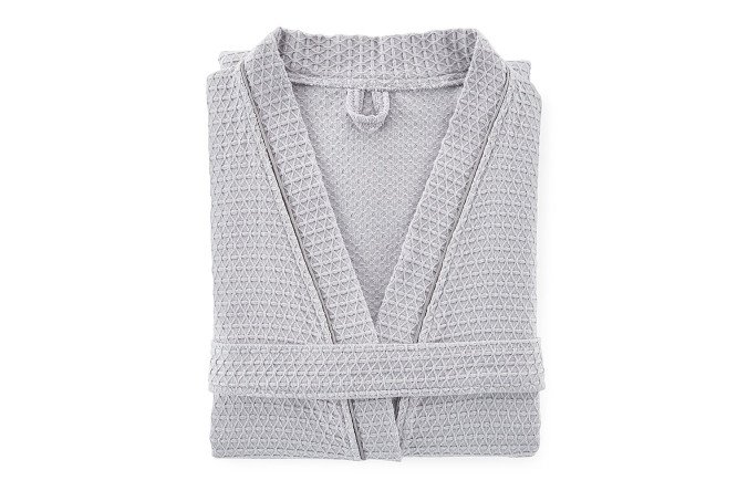 Изображение товара Унисекс вафельный халат HOFF Loarre 42-44 110 см натуральный хлопок