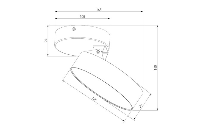 Светильник накладной ELEKTROSTANDARD Pila 13.5x9.3x13.5 см, LED