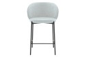 Стул барный Stool Group Тисдейл 56х94.5х56 см, цвет обивки светло-голубой, ножек чёрный