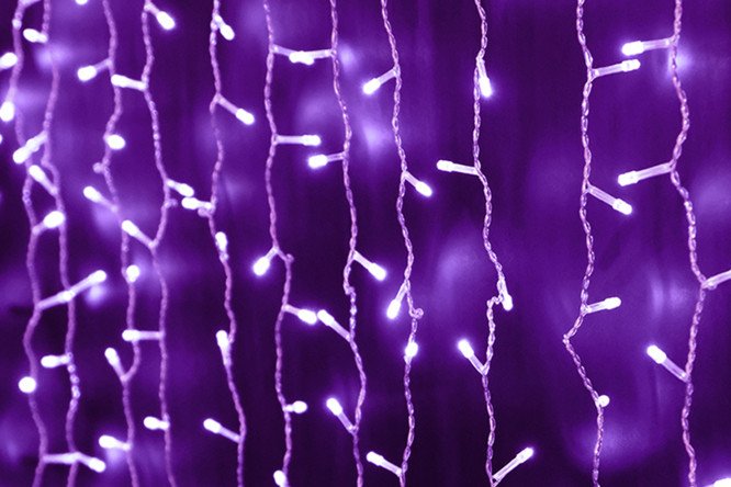 Изображение товара Электрогирлянда LDCL368 занавес 1,5x1,5 м для праздничного украшения