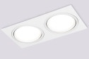 Светильник встраиваемый AMBRELLA LIGHT Techno Spot 1 м², 11.5x2.3x22 см, GX53