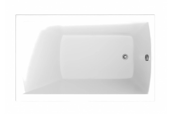 Изображение товара Ванна пристенная Marka One Modern, 120x70 см, акрил, белая