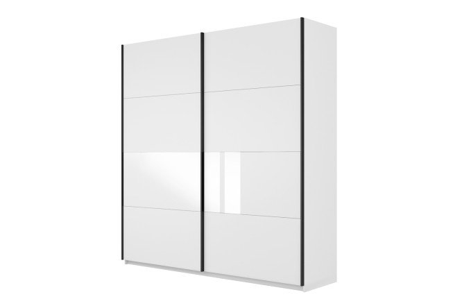 Изображение товара Двухдверный шкаф-купе Chester 220х230 белый глянец или снег