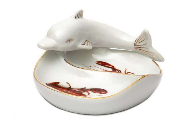 Изображение товара Икорница Guterwahl Party Time Рак речной Фарфор