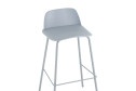 Барный стул Stool Group Mist 47х90х47 см, цвет сидушки серо-голубой, ножек серо-голубой