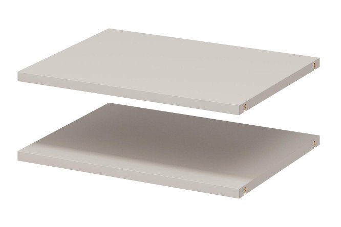 Изображение товара Комплект полок HOFF Блокс 2 шт. для каркаса 50х35 см, бежевый