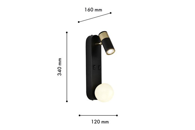 Светильник настенный LED FAVOURITE Invento 2.5 кв.м
