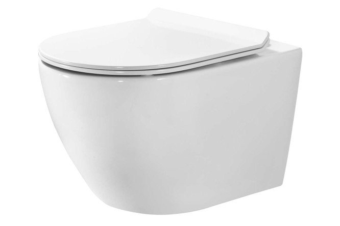 Изображение товара Унитаз подвесной BOND F12-10 безободковый 36х38х54 см с системой инсталляции