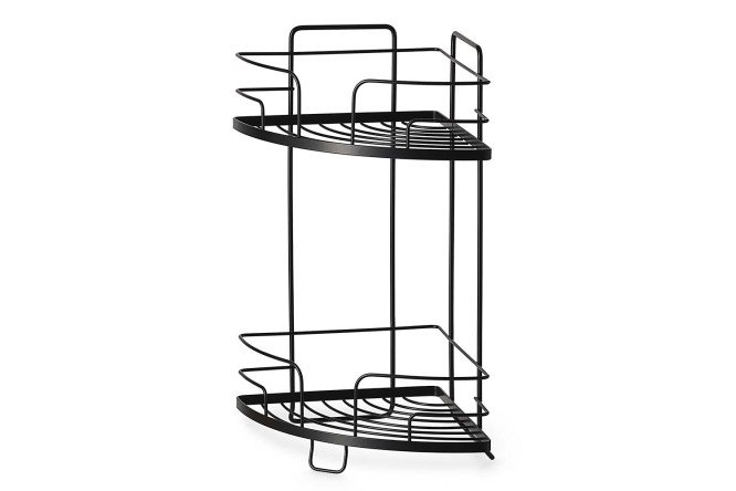 Изображение товара Полка угловая 2-ярусная BERKRAFT Loft 20x46x20 см