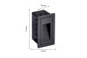 Светильник уличный FAVOURITE Voland 4396-1W 3 Вт, LED