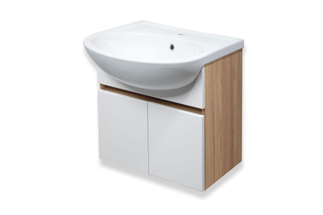 Изображение товара Подвесная тумба RUNO Лада 60 с МДФ фасадом 59,5 см