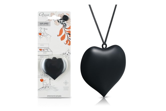 Изображение товара Ароматизатор Сердце Dark amber для дома 11 г приятный и насыщенный аромат