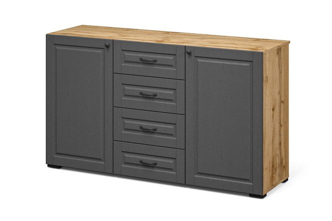 Изображение товара Комод Лацио 2 двери и 4 ящика современный стильный для спальной комнаты