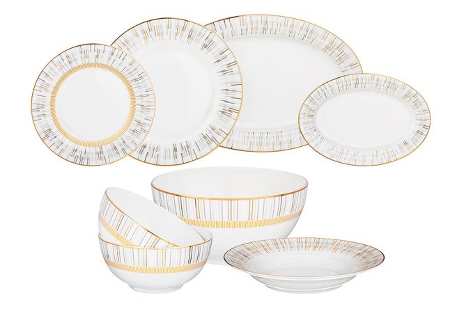 Изображение товара Столовый сервиз Lefard Aurora на 6 персон 23 предмета фарфор