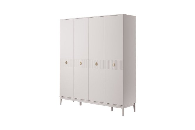 Изображение товара Шкаф для одежды Флоранс с 4 дверями из МДФ