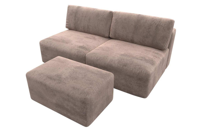 Изображение товара Модульный диван-кровать Лига 060 с пуфом еврокнижка