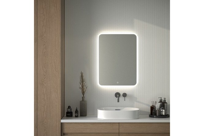 Зеркало с подсветкой DEFESTO Lume DF 3807S с матированием 60х80 см