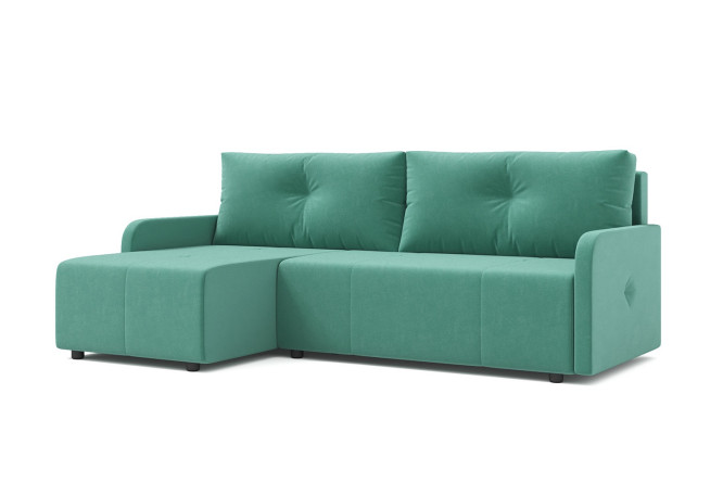 Изображение товара Угловой диван-кровать Вилмер Лайт с оттоманкой и комфортным сиденьем