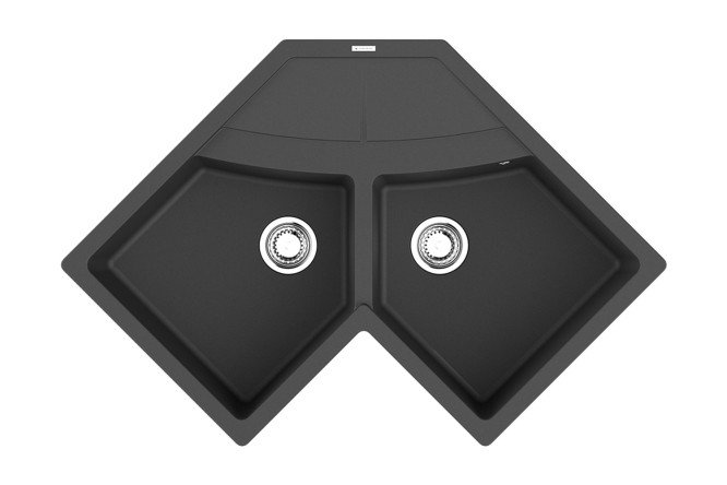 Изображение товара Врезная кухонная мойка OMOIKIRI Sumi 83C-BL 102,1х83х19 см из tetogranit
