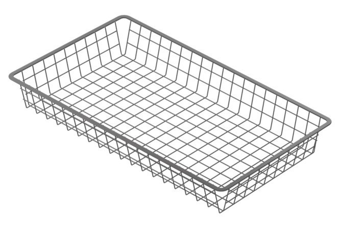 Изображение товара Проволочная выдвижная корзина Оскар для шкафа 64,3х8,5х36,8 см
