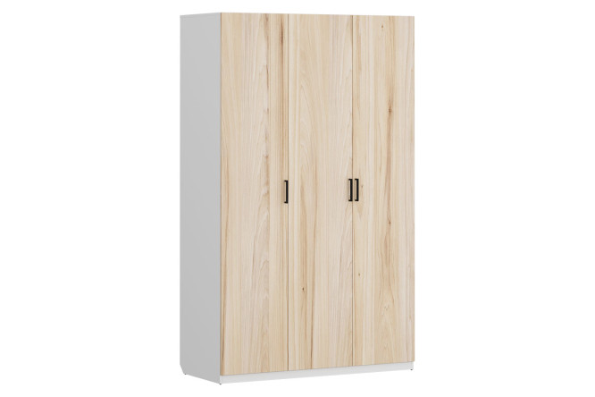 Изображение товара Шкаф для одежды Стелс 133х213.3х57.9 см современный трехдверный шкаф