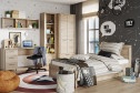 Кровать Doorset 120х200 см цвет дуб наварра