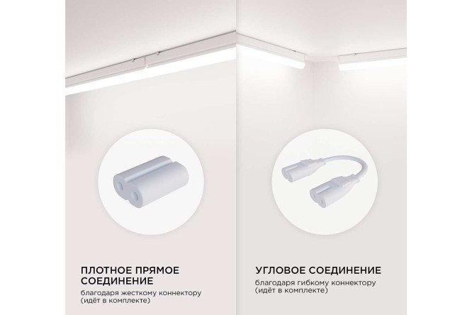 Фото 10 Светильник светодиодный APEYRON Touch 30-01, линейный, сенсор, аналог Т5, 5Вт, 230В/50Гц, 420лм, 4000К, IP20, белый, 305х23х35мм, поликарбонат